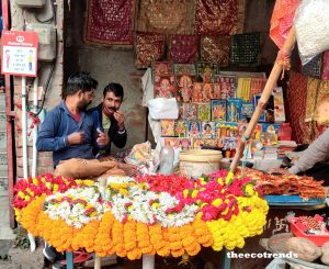 During early period a flower seller used to move from door to door selling flowers. During harvesting season flower sellers use to move from one field to the other and to present flowers to land lords. In return they get grains. Flowers are used on large scale for the decoration of Cars to carry bride grooms or both. Wedding is a good source of income to flower sellers.